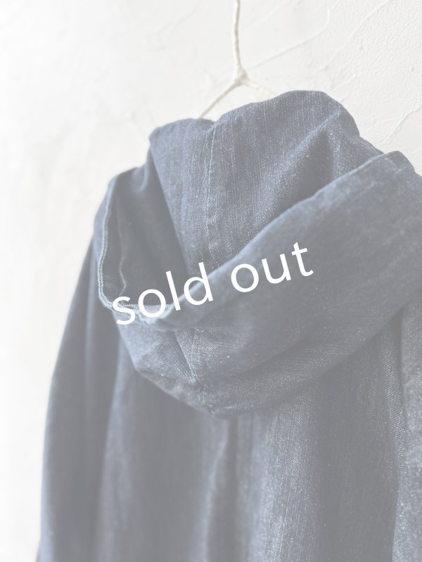 画像10: 08mab/デニムフードジャケット・インディゴ (10)