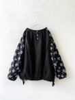 画像7: ubasoku/0200 刺繍の裾りぼんプルオーバー・黒 (7)