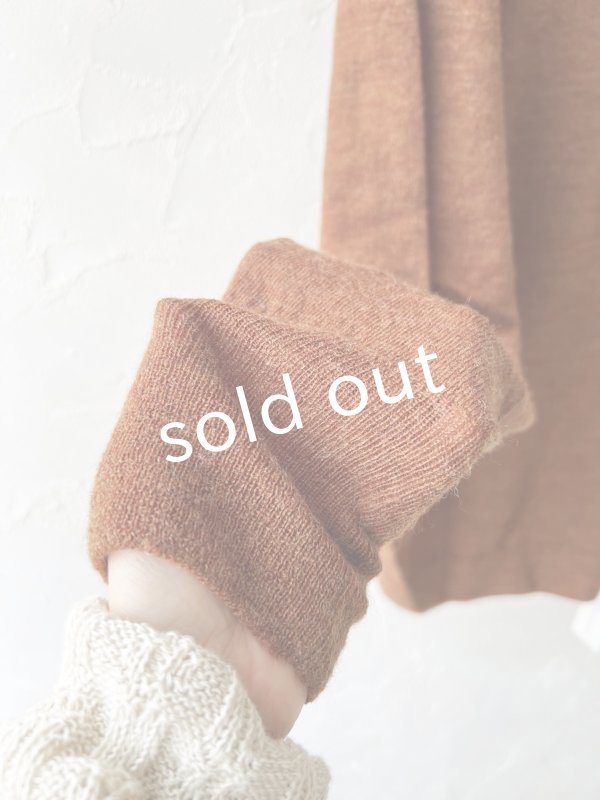 画像3: 【半額SALE】SO／ゆるタートルニットプルオーバー・ブラウン (3)