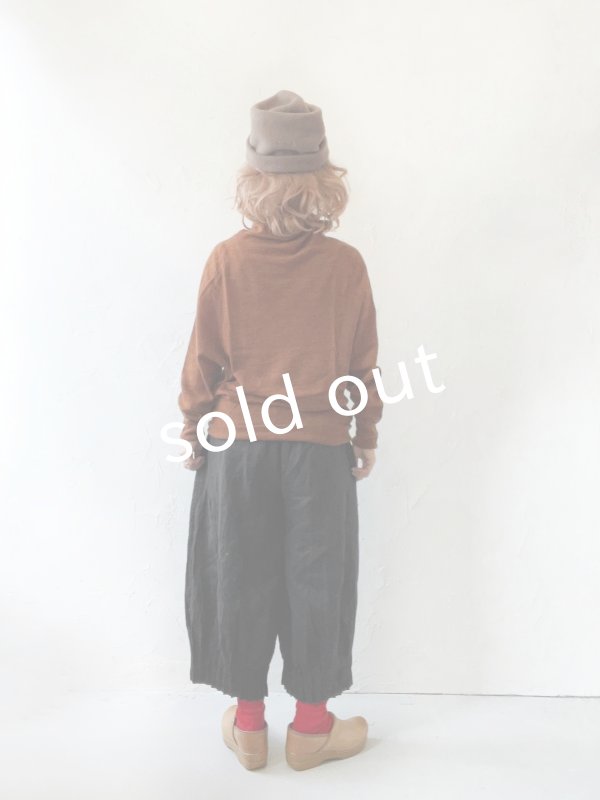 画像12: 【半額SALE】SO／ゆるタートルニットプルオーバー・ブラウン (12)