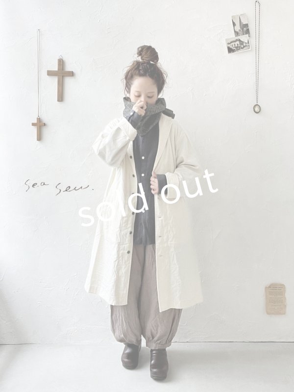 画像11: seasew.／109 オックステーラードジャケット・生成り (11)