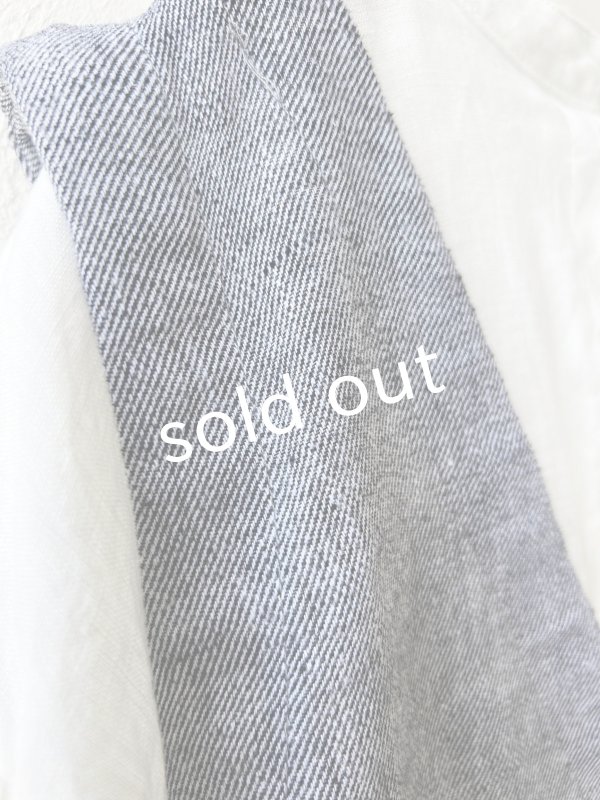 画像3: ubasoku/0118 2way起毛ジャンパースカート・ブラックシャンブレー (3)