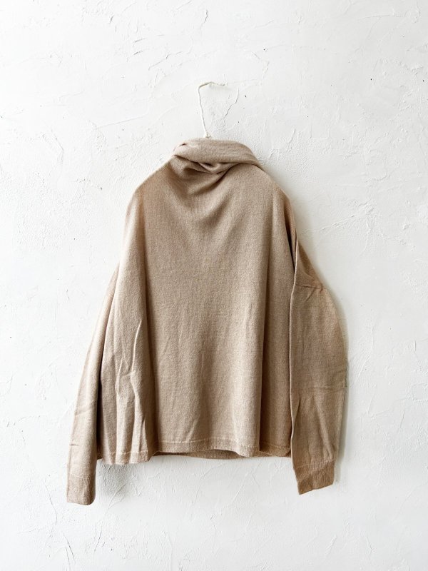 画像4: SO／タートルワイドプルオーバー・ベージュ (4)