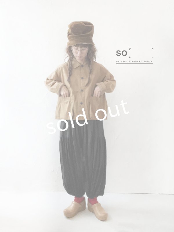 画像12: 【SALE】SO／マチポケットショートジャケット・キャメルベージュ (12)