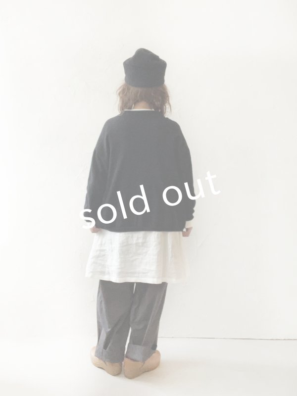 画像9: 【SALE】SO／ワイドパンツ・スミクロ (9)