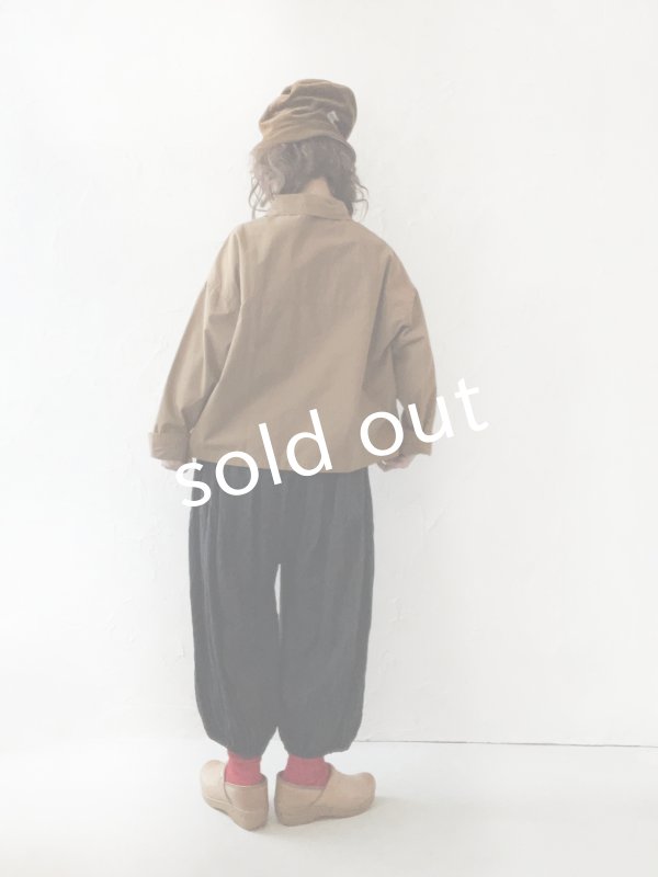 画像13: 【SALE】SO／マチポケットショートジャケット・キャメルベージュ (13)