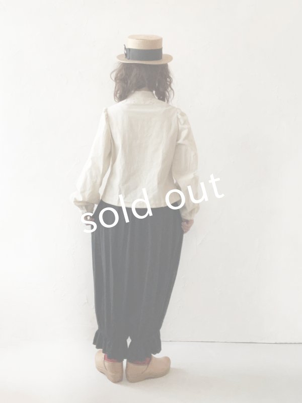 画像13: MARCHE' DE SOEUR／ミュゲットパンツ・黒 (13)