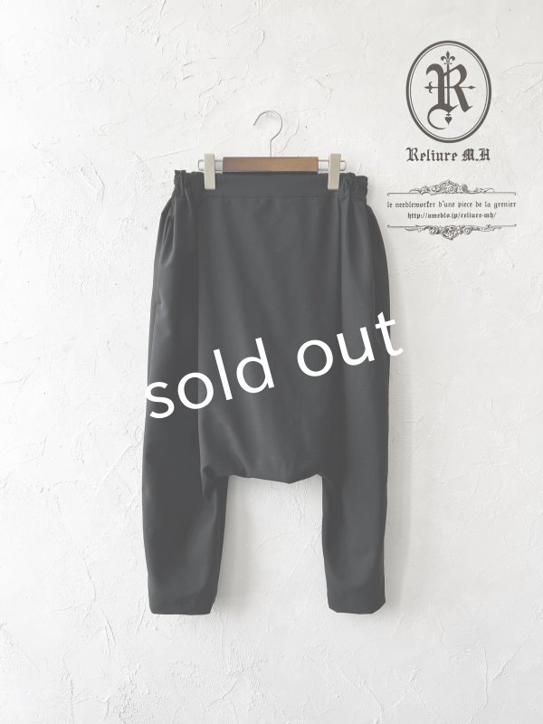 画像13: Reliure/サルエルパンツ・formal black (13)