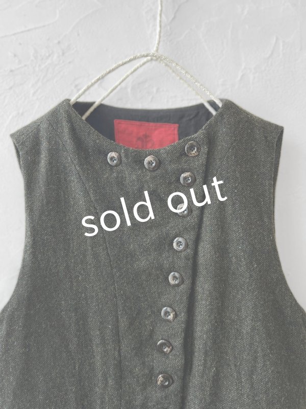 画像2: Reliure／VEST・moss tweed (2)