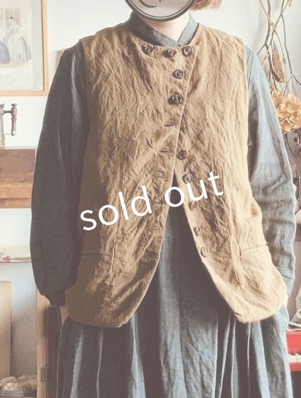 画像2: Reliure/VEST・mustard brown (2)