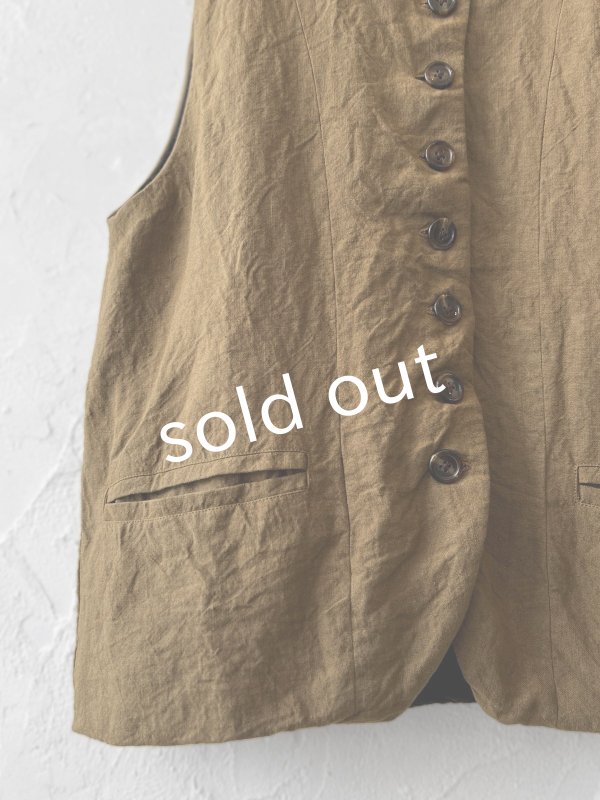 画像9: Reliure/VEST・mustard brown (9)