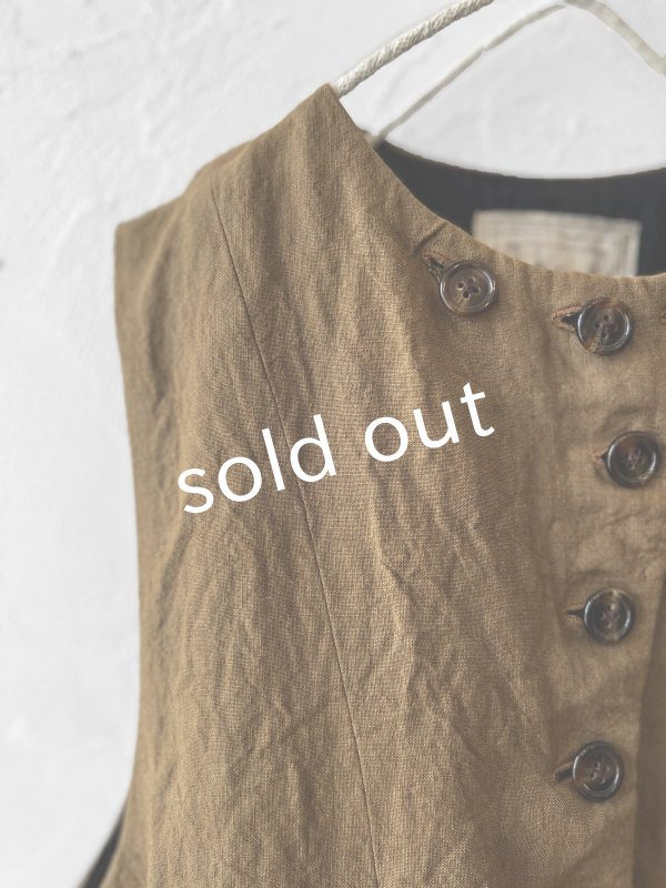 画像12: Reliure/VEST・mustard brown (12)
