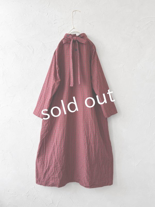 画像7: Reliure／ワンピース・red check (7)