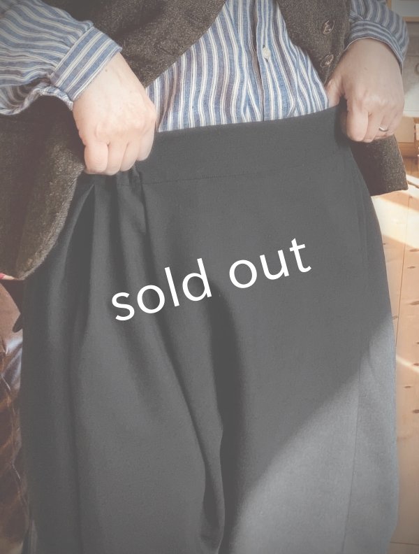 画像8: Reliure/サルエルパンツ・formal black (8)