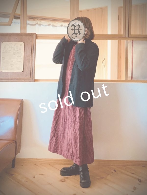 画像16: Reliure／ワンピース・red check (16)