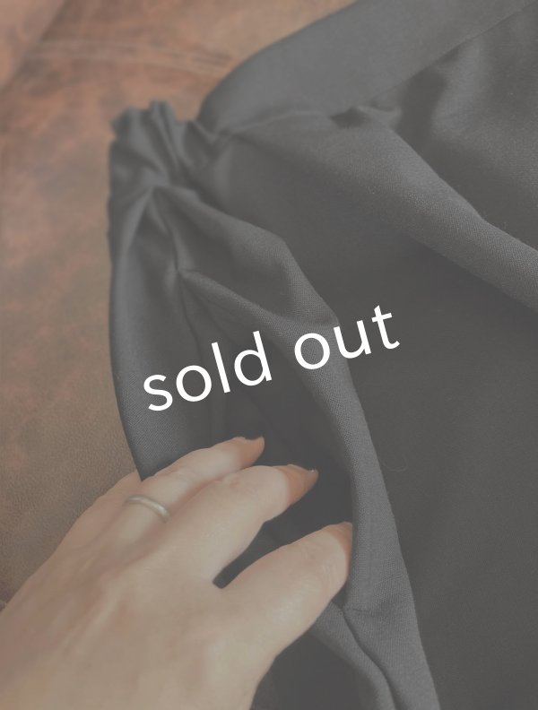 画像9: Reliure/サルエルパンツ・formal black (9)