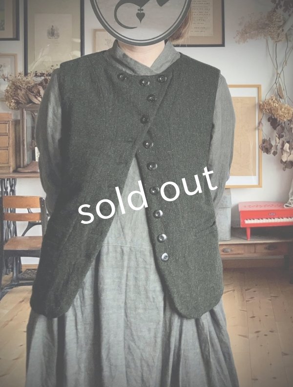 画像12: Reliure／VEST・moss tweed (12)