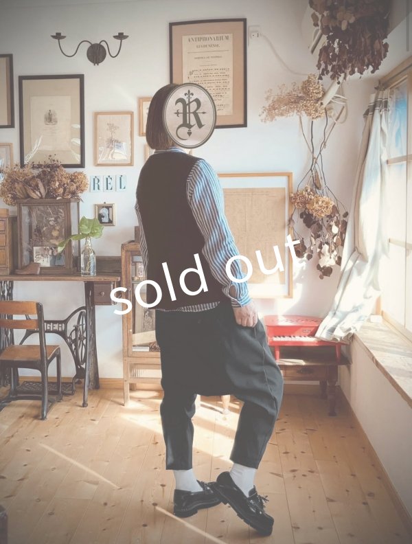 画像5: Reliure/サルエルパンツ・formal black (5)