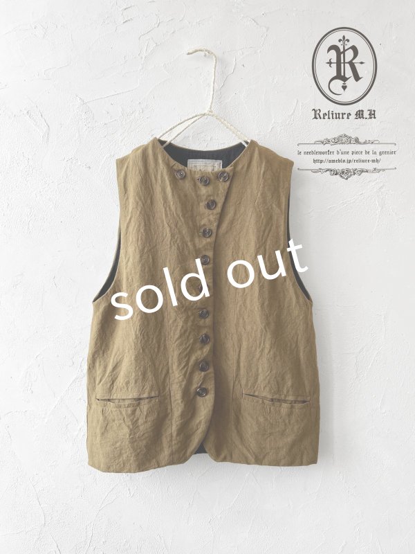画像6: Reliure/VEST・mustard brown (6)