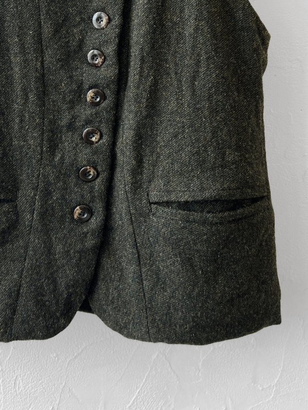 画像11: Reliure/VEST・moss tweed (11)