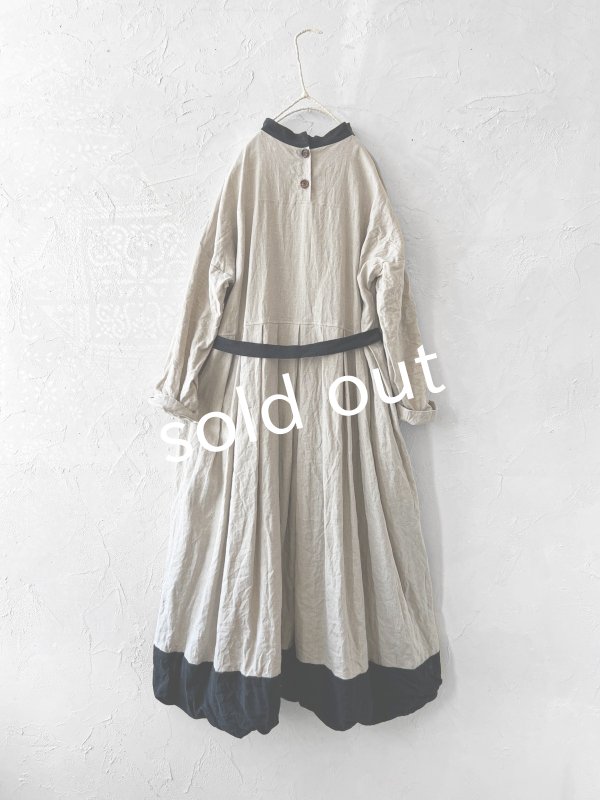 画像7: MARCHE' DE SOEUR/種蒔のワンピース・生成り (7)