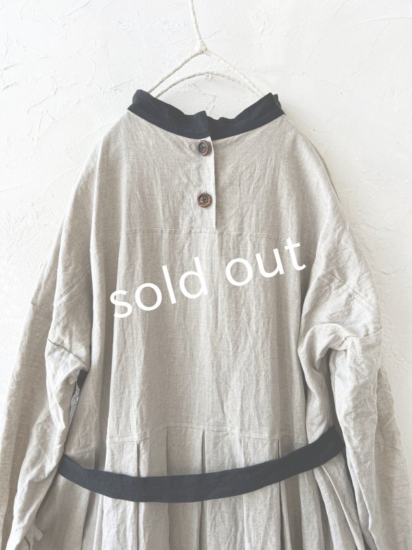 画像8: MARCHE' DE SOEUR/種蒔のワンピース・生成り (8)