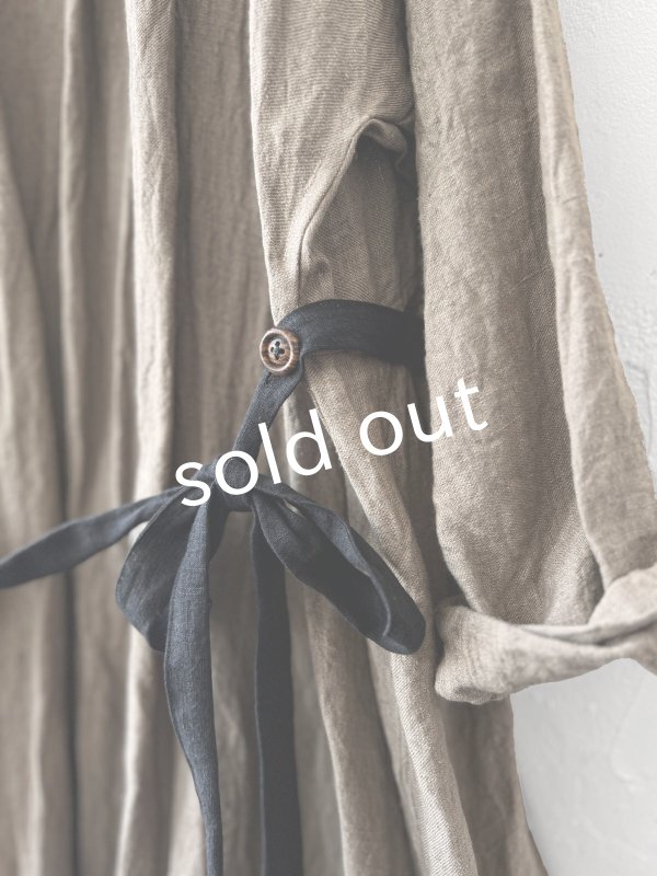 画像4: MARCHE' DE SOEUR/種蒔のワンピース・セピア (4)