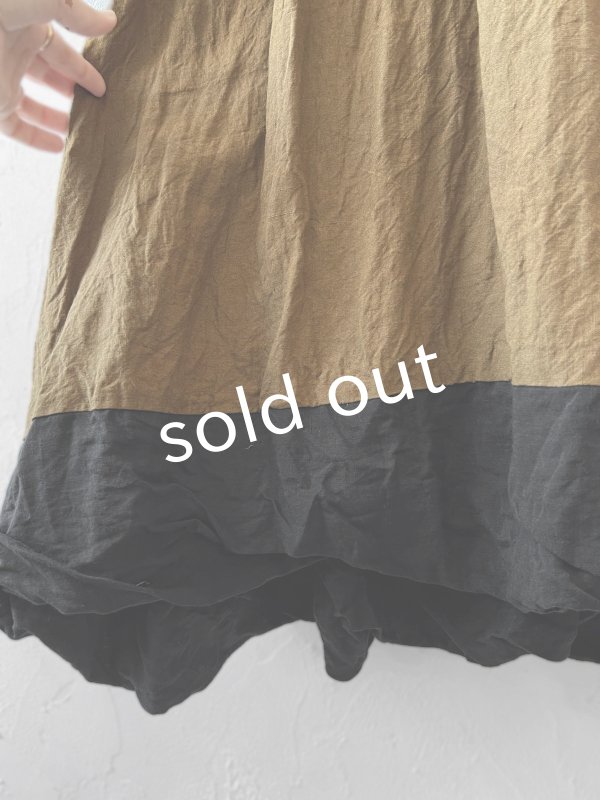 画像8: MARCHE' DE SOEUR/種蒔のワンピース・マスタードブラウン (8)