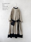 画像1: MARCHE' DE SOEUR/種蒔のワンピース・生成り (1)
