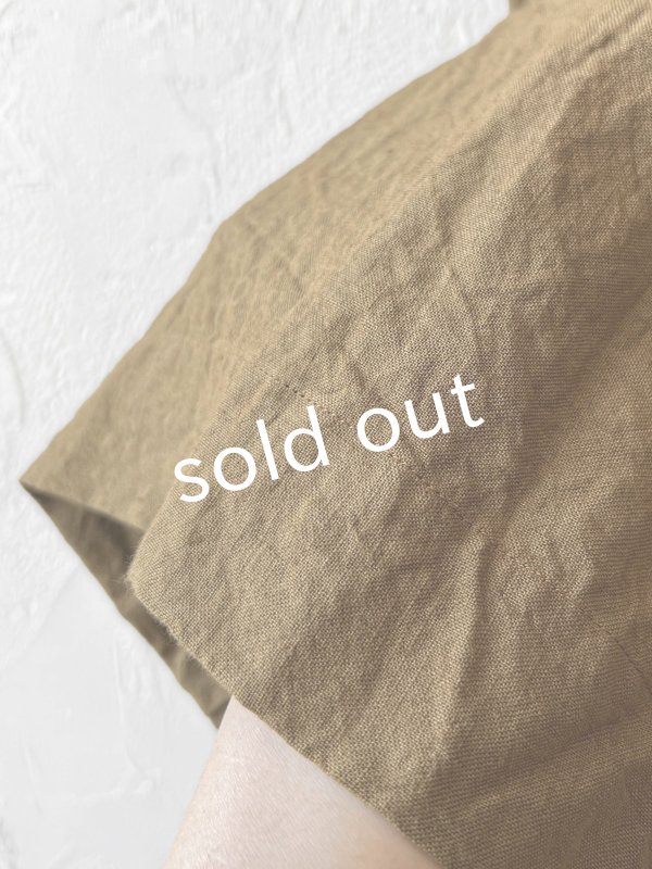 画像4: MARCHE' DE SOEUR/ラッフルウエストリボンワンピース・マスタードブラウン (4)