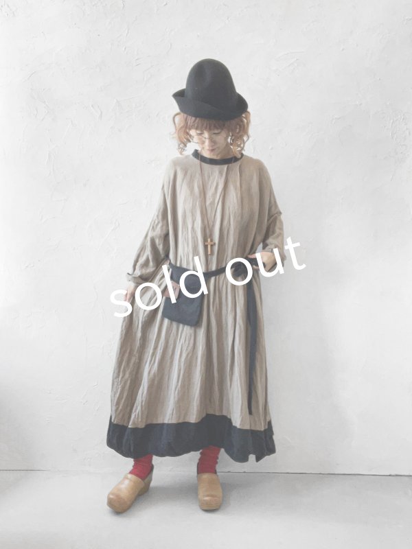 画像13: MARCHE' DE SOEUR/種蒔のワンピース・セピア (13)