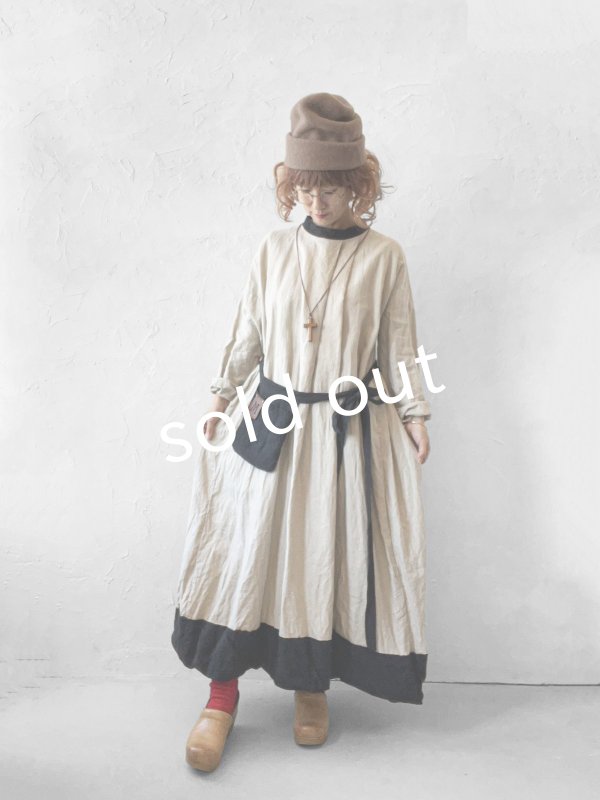 画像11: MARCHE' DE SOEUR/種蒔のワンピース・生成り (11)