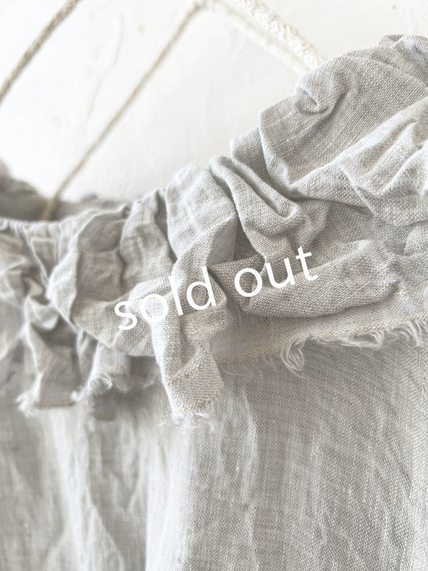 画像3: MARCHE' DE SOEUR/ラッフル襟のプルオーバー・ホワイトグレー (3)