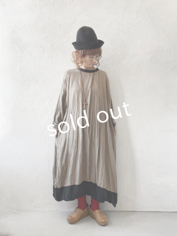 画像17: MARCHE' DE SOEUR/種蒔のワンピース・セピア (17)