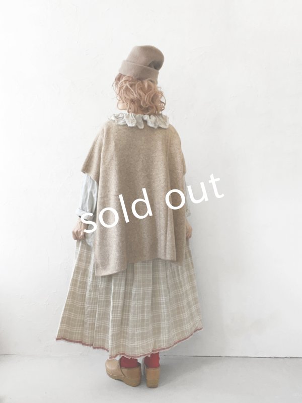 画像11: 08mab/もちもち脇ボタンニットベスト・モカ (11)