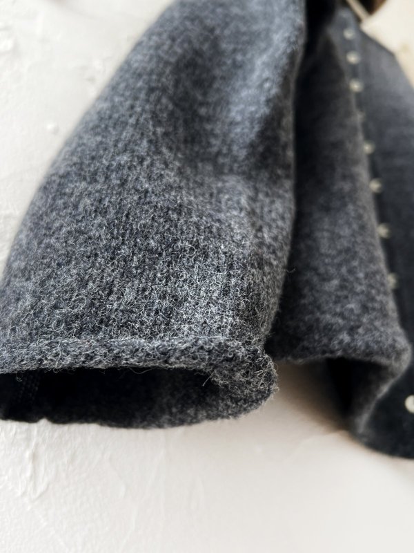 画像2: SO／2wayニットカーディガン・チャコール (2)