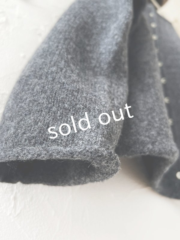 画像2: SO／2wayニットカーディガン・チャコール (2)