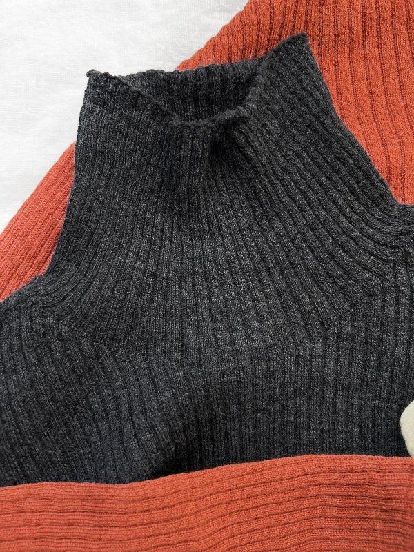 画像4: SO／ウールタートルテレコカットソー (4)