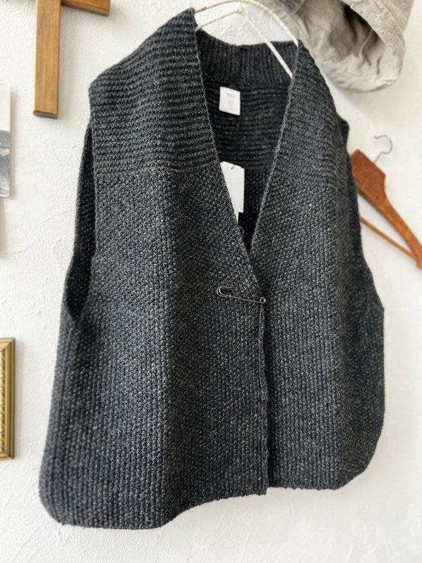 画像3: SO／シェットリノピン付きベスト・チャコール (3)