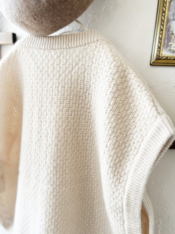 画像12: SO／アラン柄ワイドベスト・ブラウン (12)