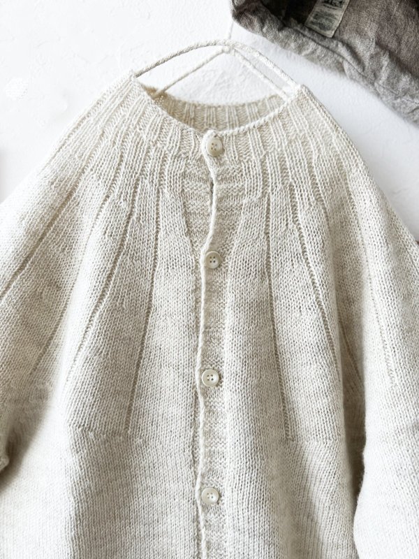 画像2: SO／シェットリノカーディガン・ナチュラル (2)