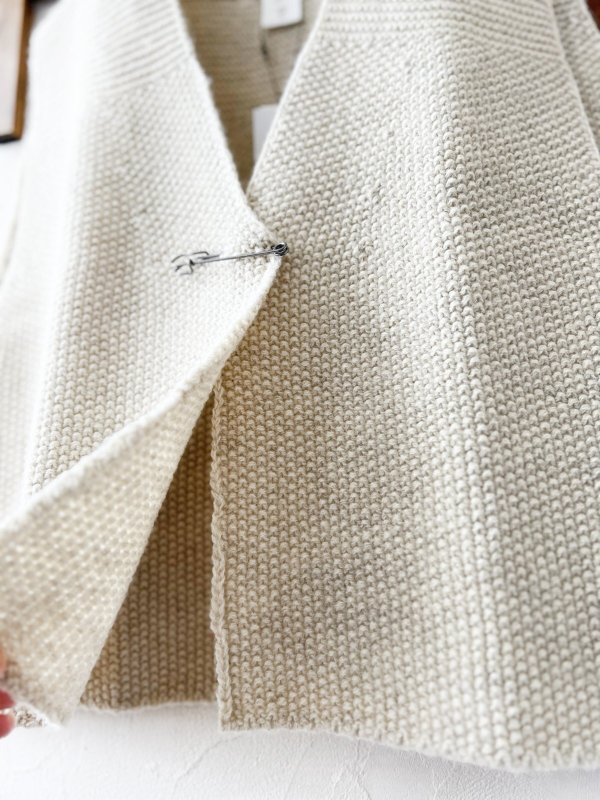 画像3: SO／シェットリノピン付きベスト・ナチュラル (3)