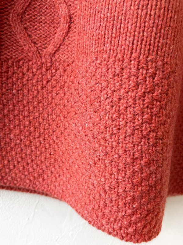 画像3: SO／後ろボタンニットベスト・ブラッドレッド (3)