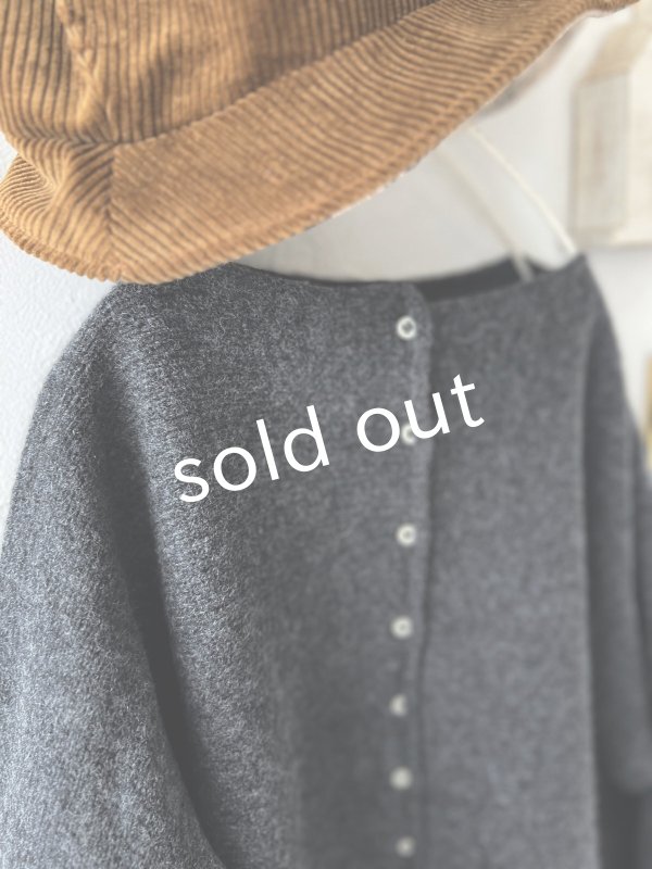 画像3: SO／2wayニットカーディガン・チャコール (3)