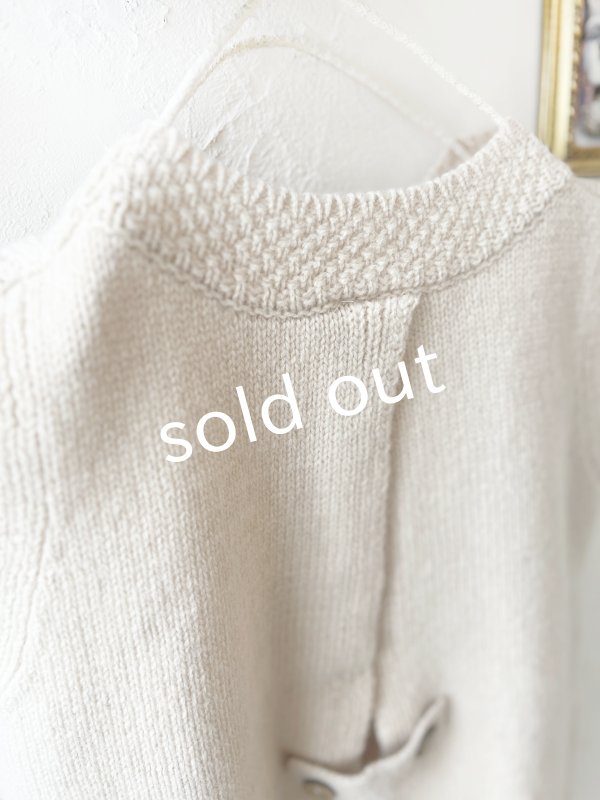 画像7: SO／後ろボタンニットベスト・ブラウン (7)