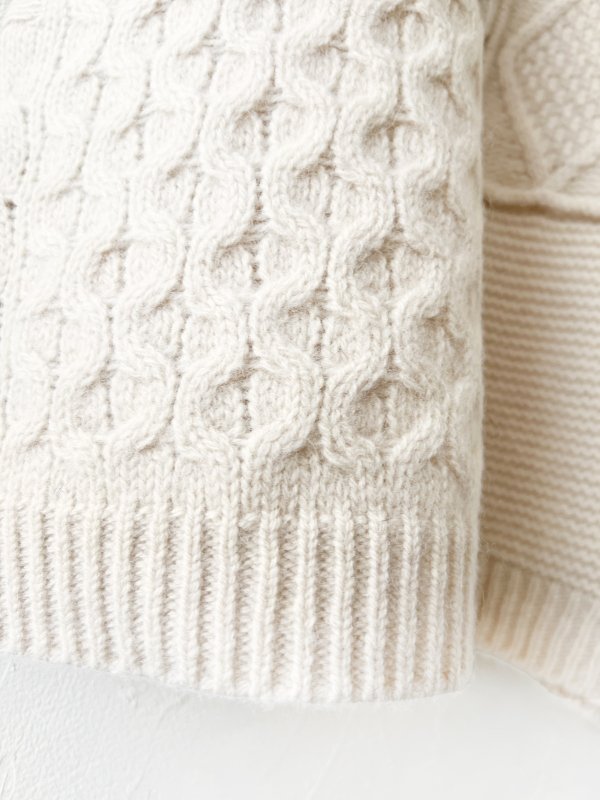 画像11: SO／アラン柄ワイドベスト・ブラウン (11)