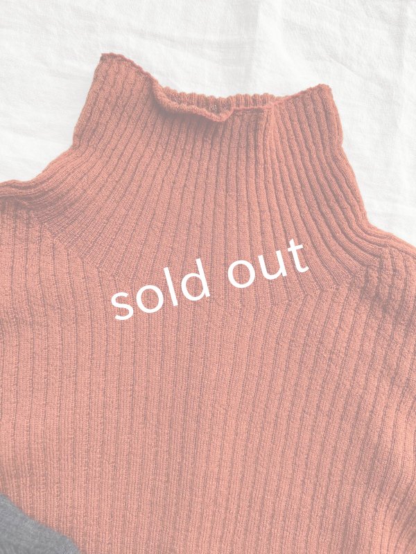 画像5: 【SALE】SO／ウールタートルテレコカットソー (5)