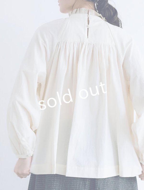 画像12: 【SALE】MAGALI /ラグランプルオーバー・アイボリー (12)