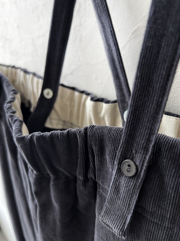 画像6: MAGALI /コーデュロイバルーンパンツ・チャコール (6)