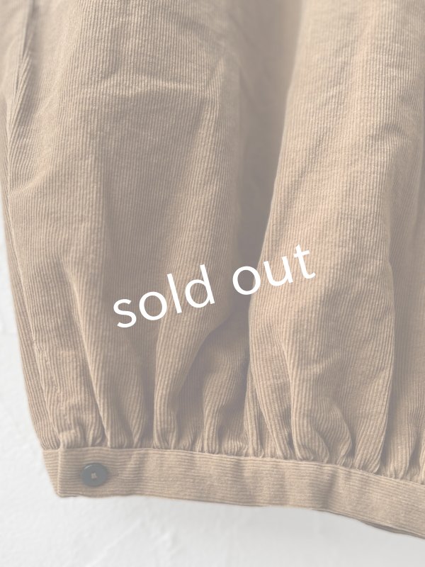 画像14: 【SALE】MAGALI /コーデュロイバルーンパンツ・チャコール (14)